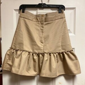 Sandro- Short skirt with ruffles